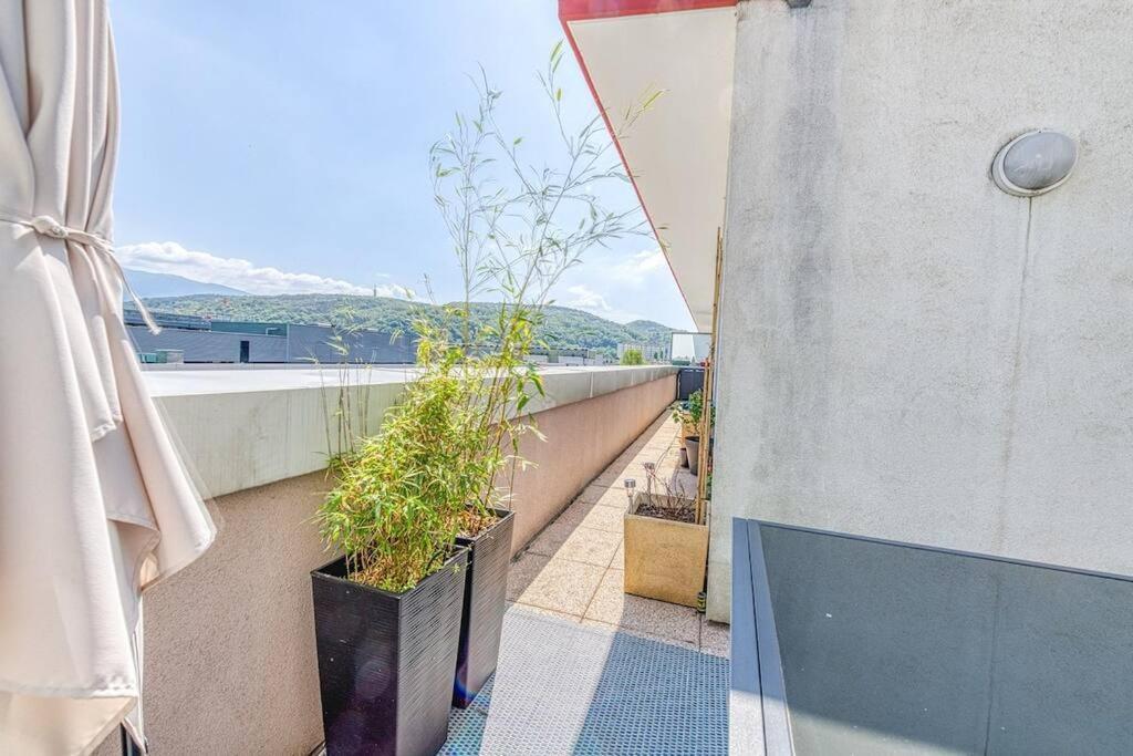 Standing, Balcon Avec Vue, Clim, Tt Equipe Confort Échirolles Exteriör bild